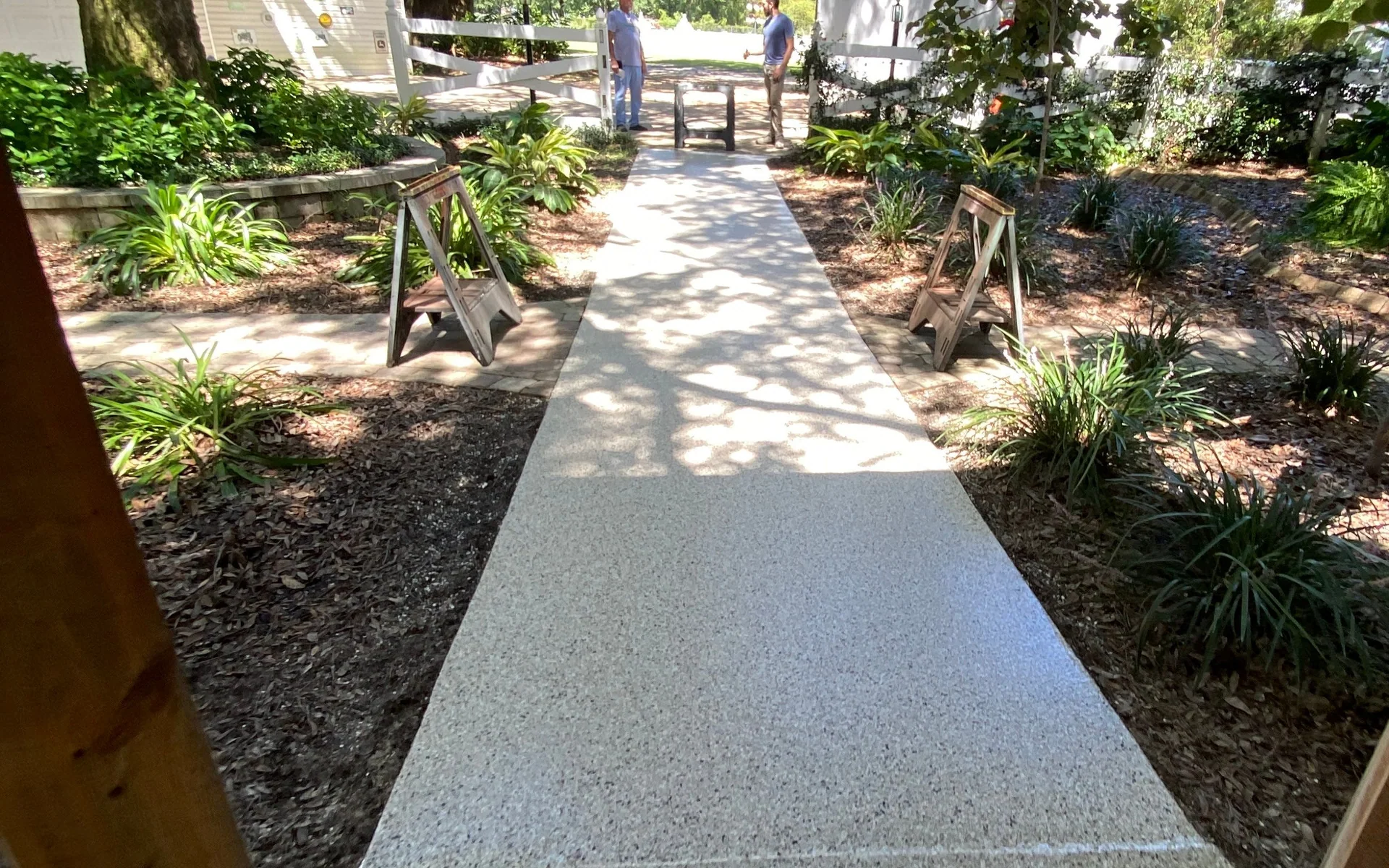 Walkway after coating in Pace, FL
